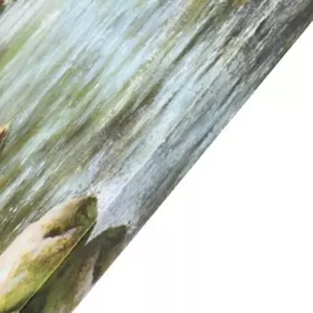 Картина-холст на подрамнике "Спуск к реке" 50х70 см