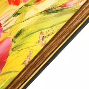 Картина "Ирисы" 40х50 см (43х53см)