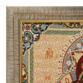 Картина из гобелена "Божия Матерь" 35х45 см