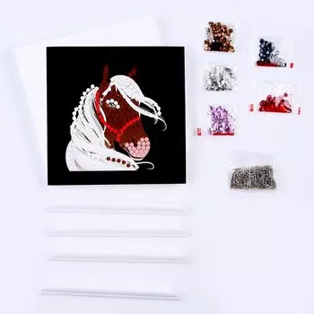 Картина из пайеток «Лошадь» 20 20 см