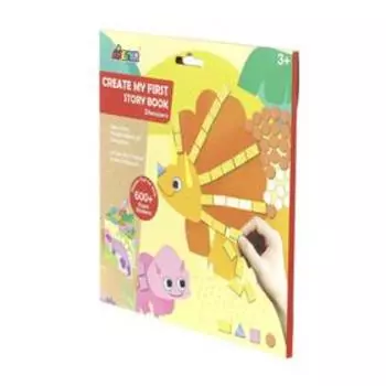 Картина из пиксельной мозаики для малышей «Динозавры»