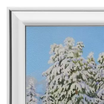 Картина "Избушка в лесу" 30х40 (33х43) см