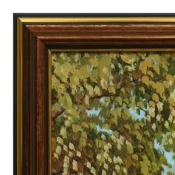 Картина "Ёлки" 50х40 (43х53) см