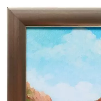 Картина "Кони на реке" 60х100(65х105) см