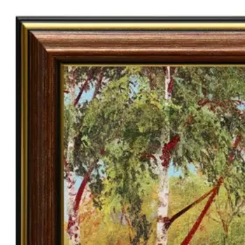 Картина "Лесная речка" 40х30 (43*33) см