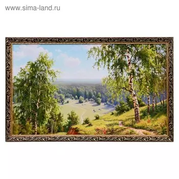 Картина "Лесная тропа" 67х107см