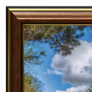 Картина "Лесное озеро" 20х25 (23х28) см