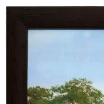 Картина "Лесное озеро" 50х100(55х104) см