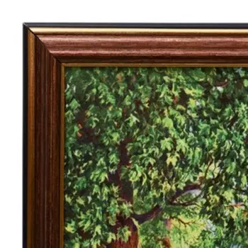 Картина "Лесной причал" 28х38 см