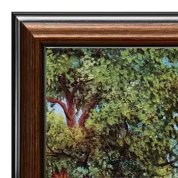 Картина "Лето в деревне" 40х30 (43*33) см