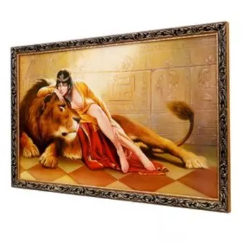 Картина "Лев" 67х107 см