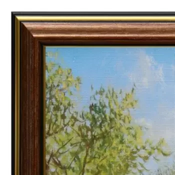 Картина "Мельница" 50х40 (53х43) см