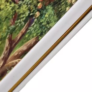 Картина "Милый дворик" 43х53 см