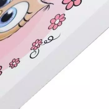 Картина "Милый совёнок" 35х35 см