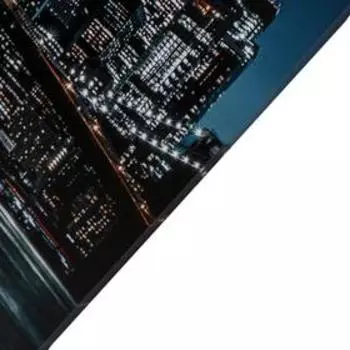 Картина модульная на подрамнике "Ночной мост" 125х80 см (1-25х80; 2-25х70; 2-25х63)