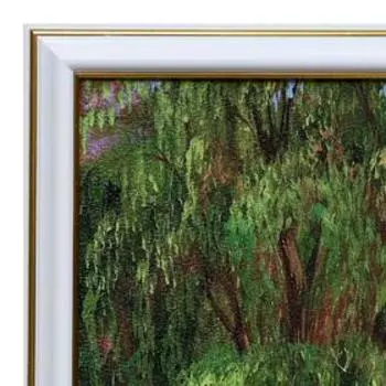 Картина "Мост у беседки" 33х70(36х73) см