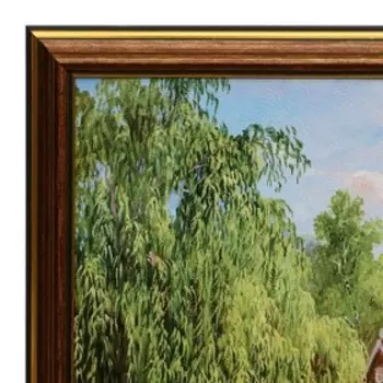 Картина "Мостик" 33х70 (36*73) см