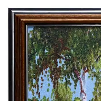 Картина "Мостик через речку" 50х70(53х73) см