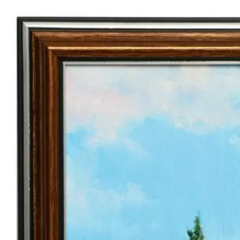 Картина "На берегу реки" 20х50 (23х53) см