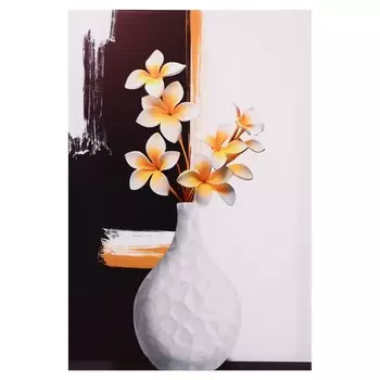 Картина на холсте "Ароматная плюмерия" 40*60 см