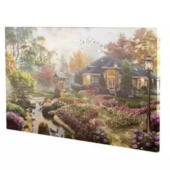 Картина на холсте "Цветочный сад" 60*100 см