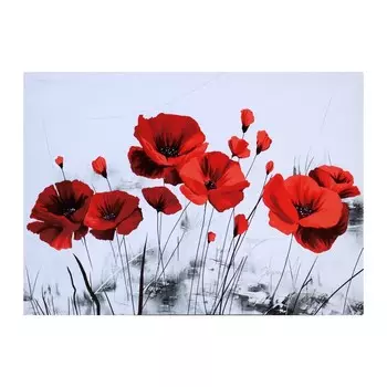Картина на холсте "Красные маки" 50*70 см