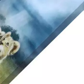 Картина на холсте "Львица" 60х100 см