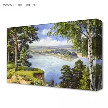 Картина на холсте "Лесная сказка" 60*100 см