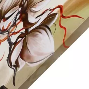 Картина на холсте "Веточки магнолии" 60х100 см