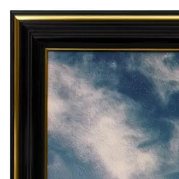 Картина "На лодке" 25х25(28х28) см