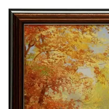 Картина "На озере" 30х70 (36*73) см