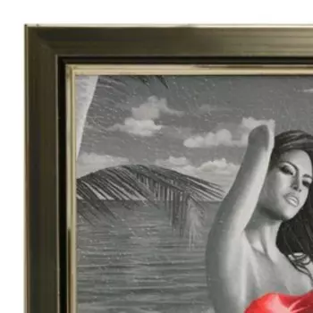 Картина "На пляже" 13х18 (16х21) см