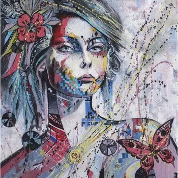 Картина на подрамнике "Фантазия" 30*30 см