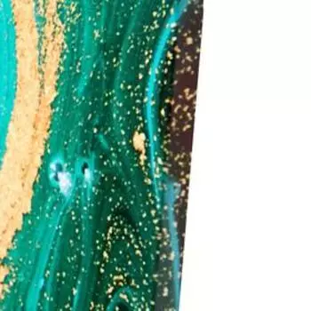 Картина на подрамнике "Малахитовая фантазия" 70*110