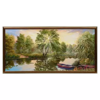 Картина "На закате" 33х70 (36х73) см