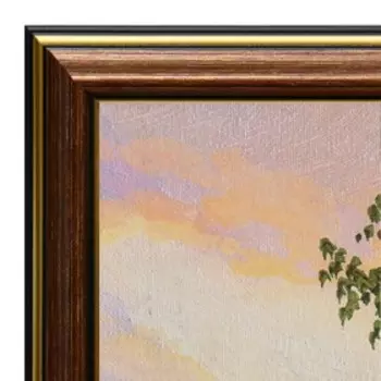 Картина "На закате" 50х40 (53х43) см