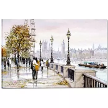 Картина "Набарежная Темзы" 60/80 см