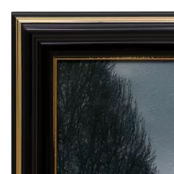 Картина "Ночной Париж" 18х18(21,5х21,5) см