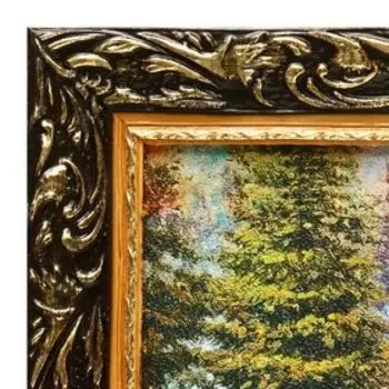 Картина "Охотничий домик", 68x108см,