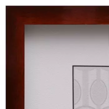 Картина "Парижанка" 35х35(39х39) см