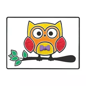 Картина пластилином «Совёнок», 10 15 см