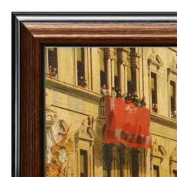 Картина "По главной улице" 33х70 (36х73) см