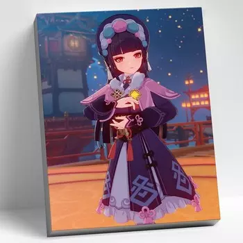 Картина по номерам 30 40 см «Геншин» «Юнь Цзинь» 25 цветов