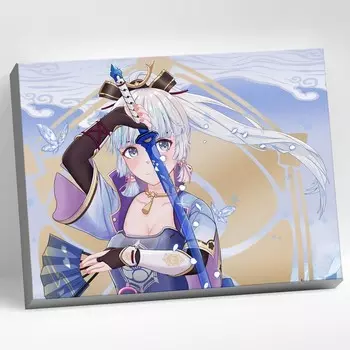 Картина по номерам 30 40 см «Геншин» «Аяка» 23 цвета