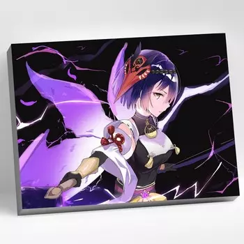 Картина по номерам 30 40 см «Сара» 19 цветов