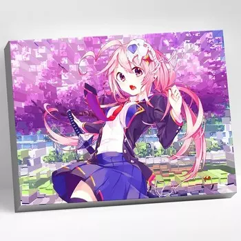 Картина по номерам 4050 см «Весеннее аниме» 26 цветов