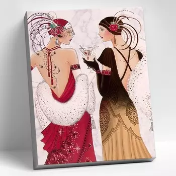 Картина по номерам 40 50 см «Арт деко» 21 цвет