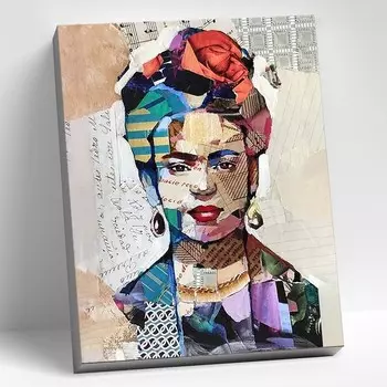 Картина по номерам 40 50 см «Фрида» 32 цвета