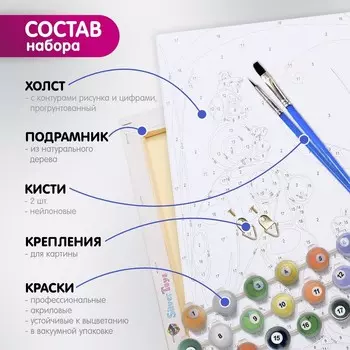 Картина по номерам 40 50 см «Гармония комфорта» 20 цветов