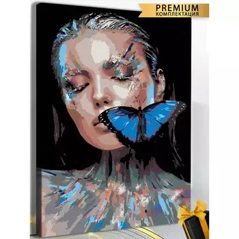 Картина по номерам «Девушка» холст на подрамнике, 40 60 см